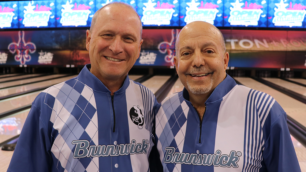 Dennis Rakauskas and Rich Abboud at the 2025 USBC Open Championships